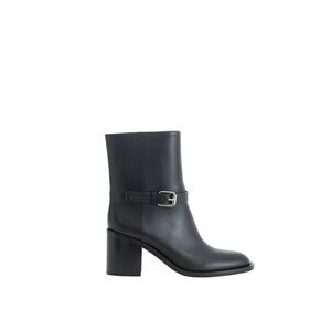 Burberry Black Leather Ankle Women's Boots
